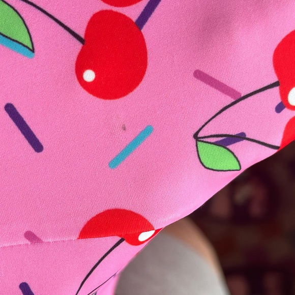 Pink Cherry Bell-bottom Medium Pants Stretch - Picture 4 of 4